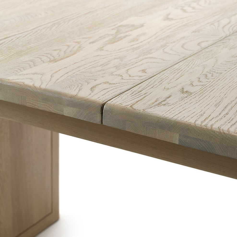 Gatsby Washed Solid Oak Extending Dining Table 200-250cm 8