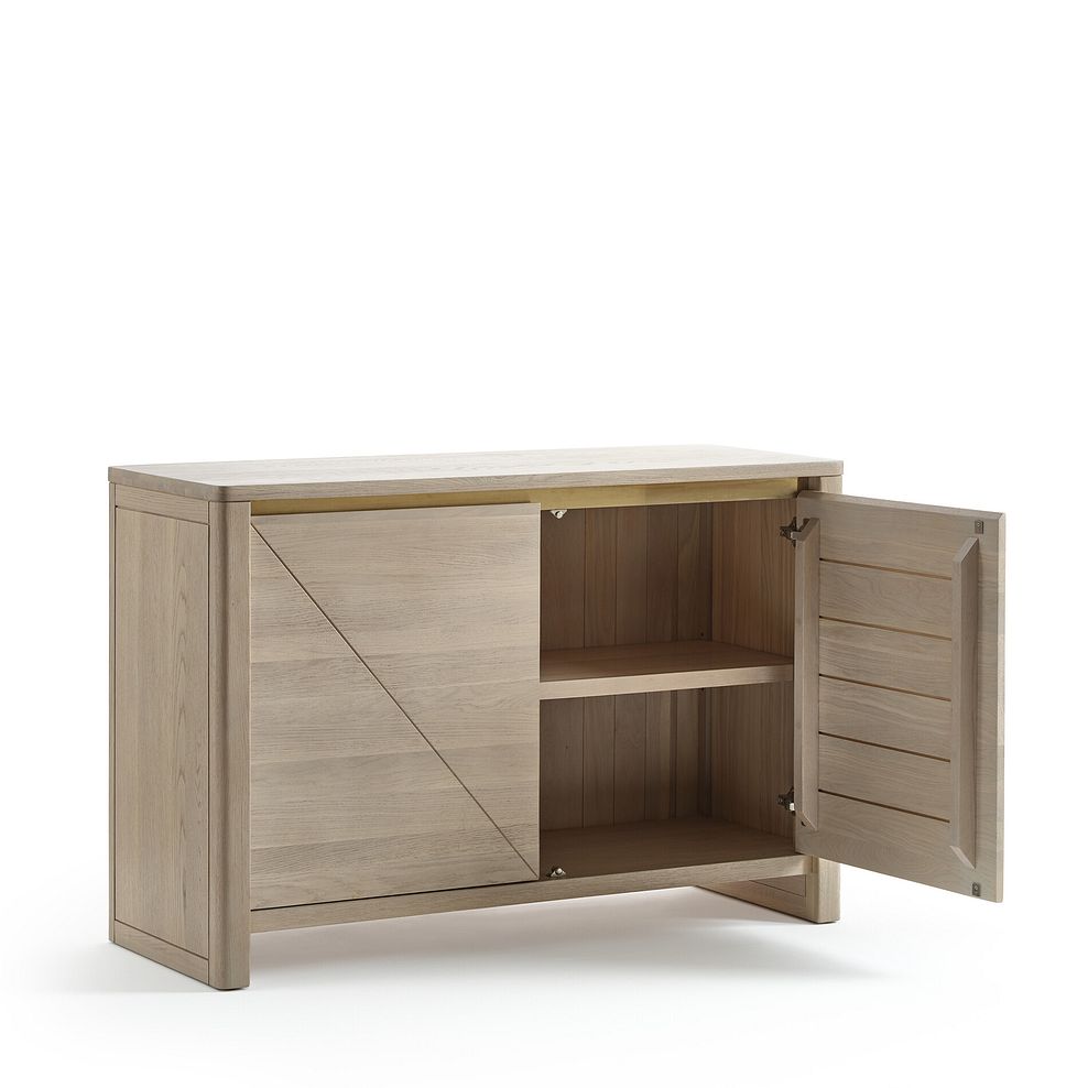 Gatsby Washed Solid Oak Small Sideboard 6