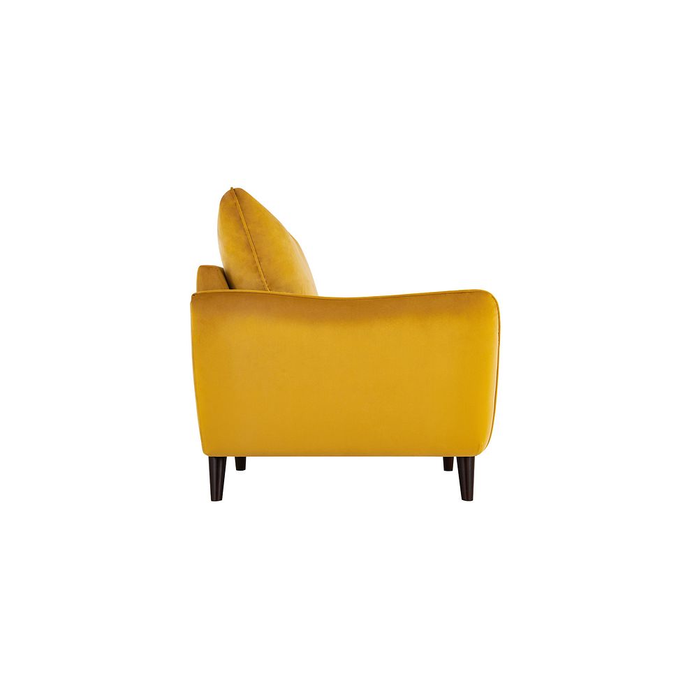 Fern Armchair in Gold Velvet 4