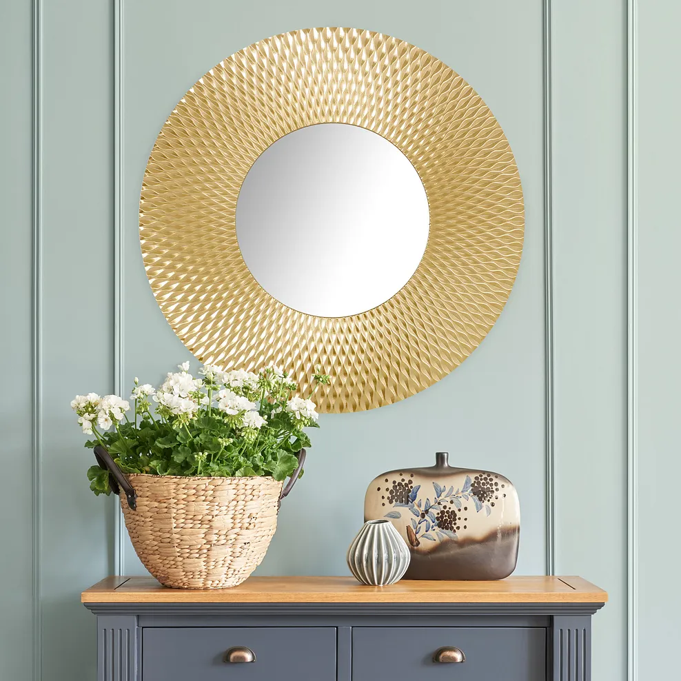 Evelyn Wall Mirror - Gold 1
