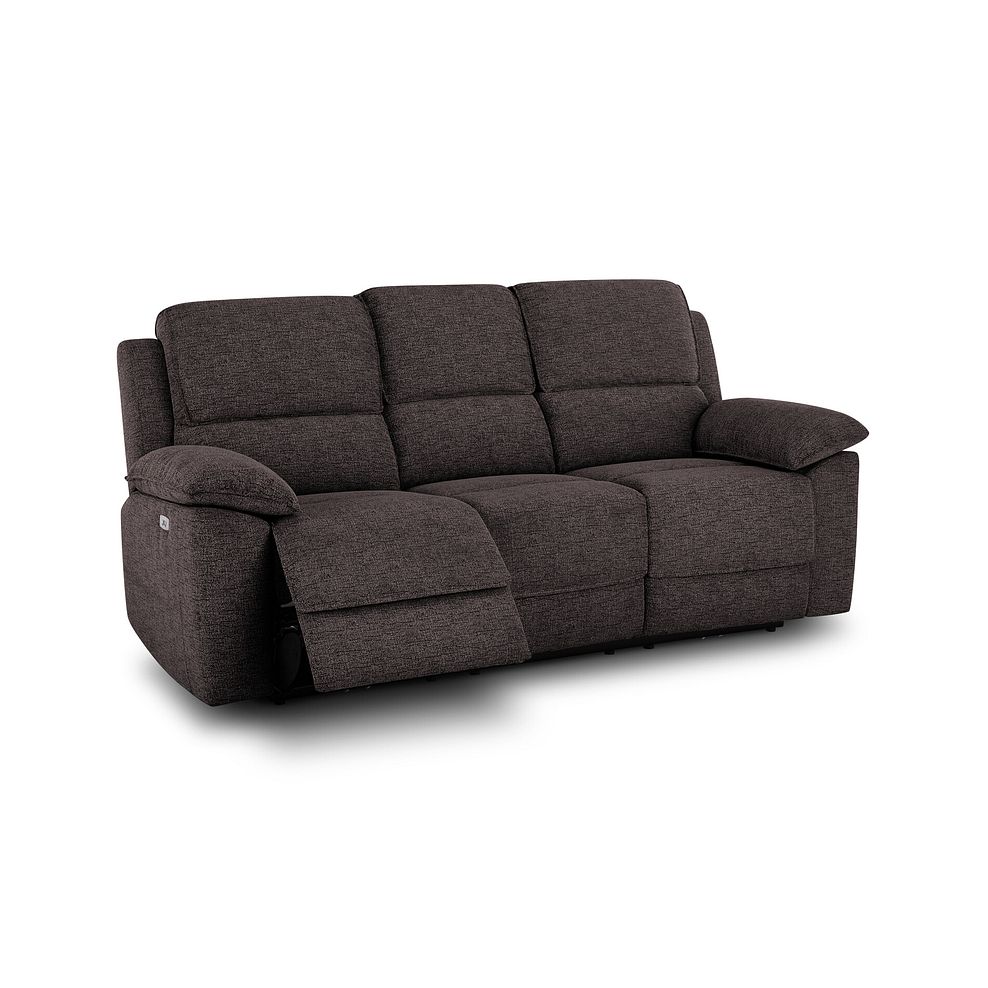 Goodwood 3 Seater Electric Recliner Sofa - Andaz Charcoal Fabric 3