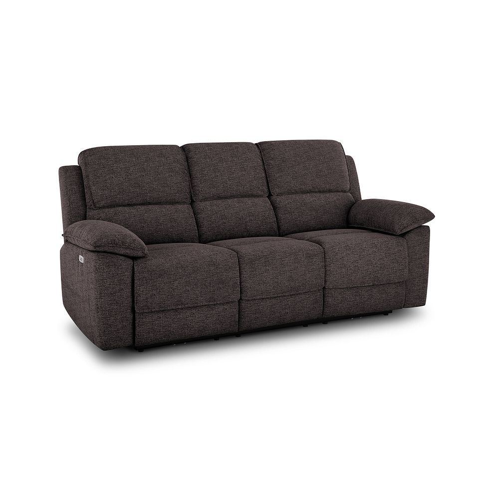 Goodwood 3 Seater Electric Recliner Sofa - Andaz Charcoal Fabric 1