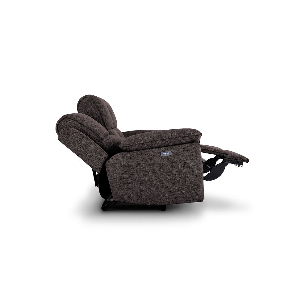 Goodwood 3 Seater Electric Recliner Sofa - Andaz Charcoal Fabric 8