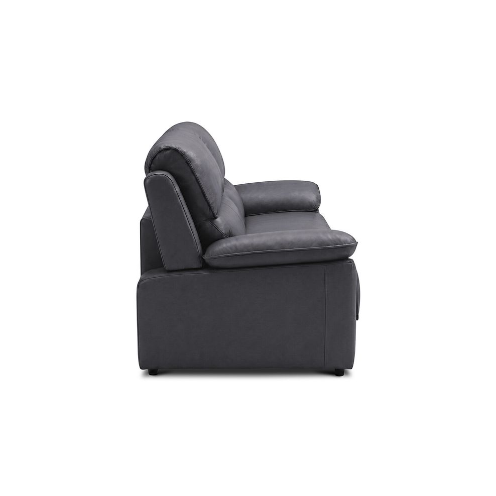 Goodwood 3 Seater Sofa Bed in Black Leather 7