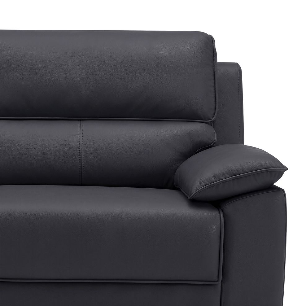 Goodwood  3 Seater Sofa Bed in Dark Grey Leather 8