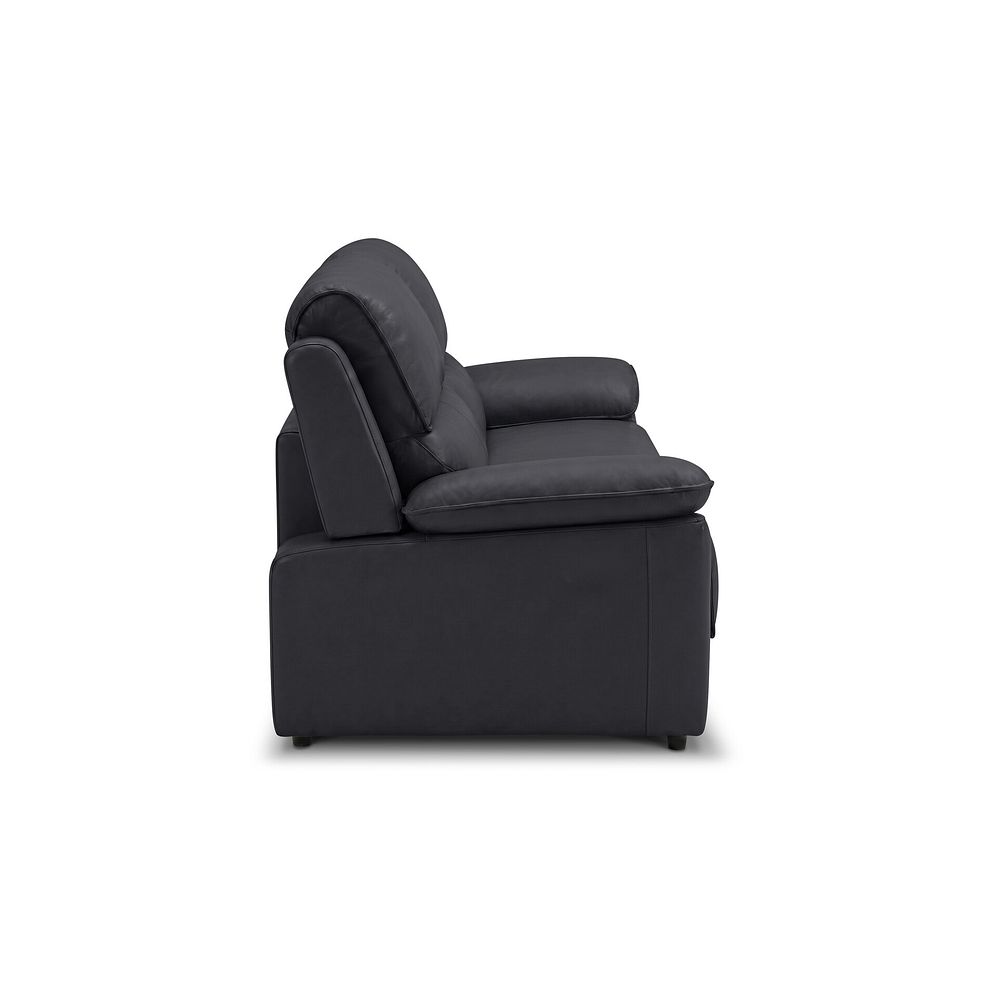 Goodwood  3 Seater Sofa Bed in Dark Grey Leather 7