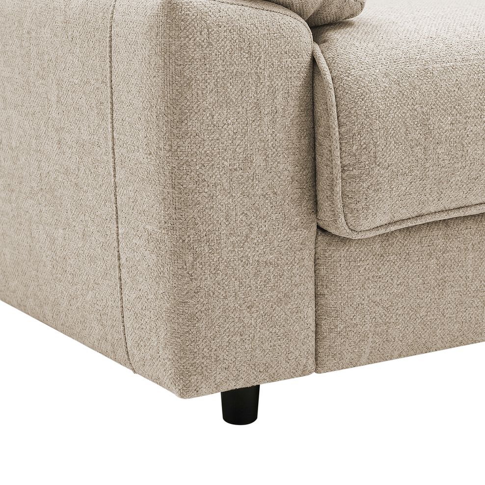 Goodwood  3 Seater Sofa Bed in Jetta Beige Fabric 10