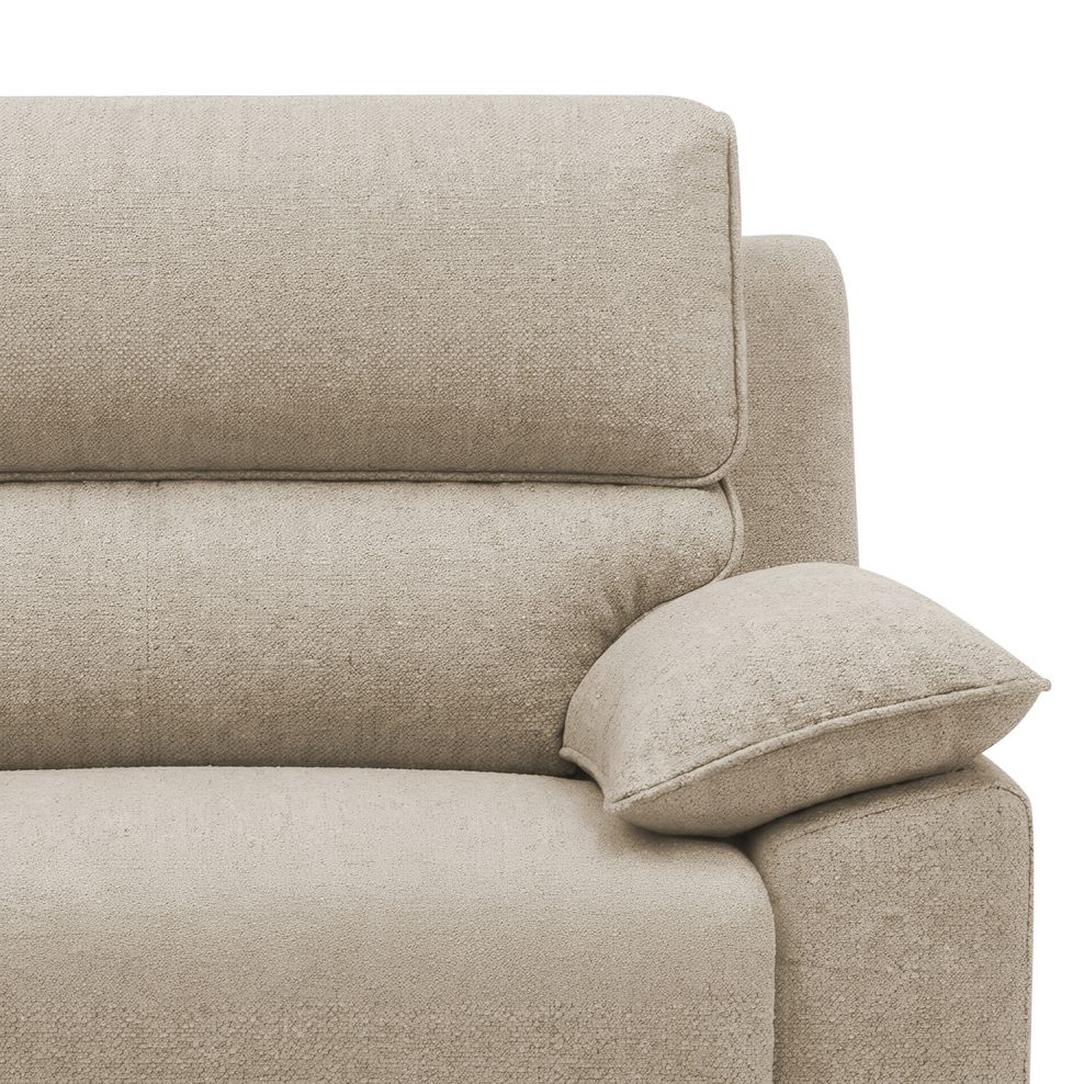 Goodwood  3 Seater Sofa Bed in Jetta Beige Fabric 9