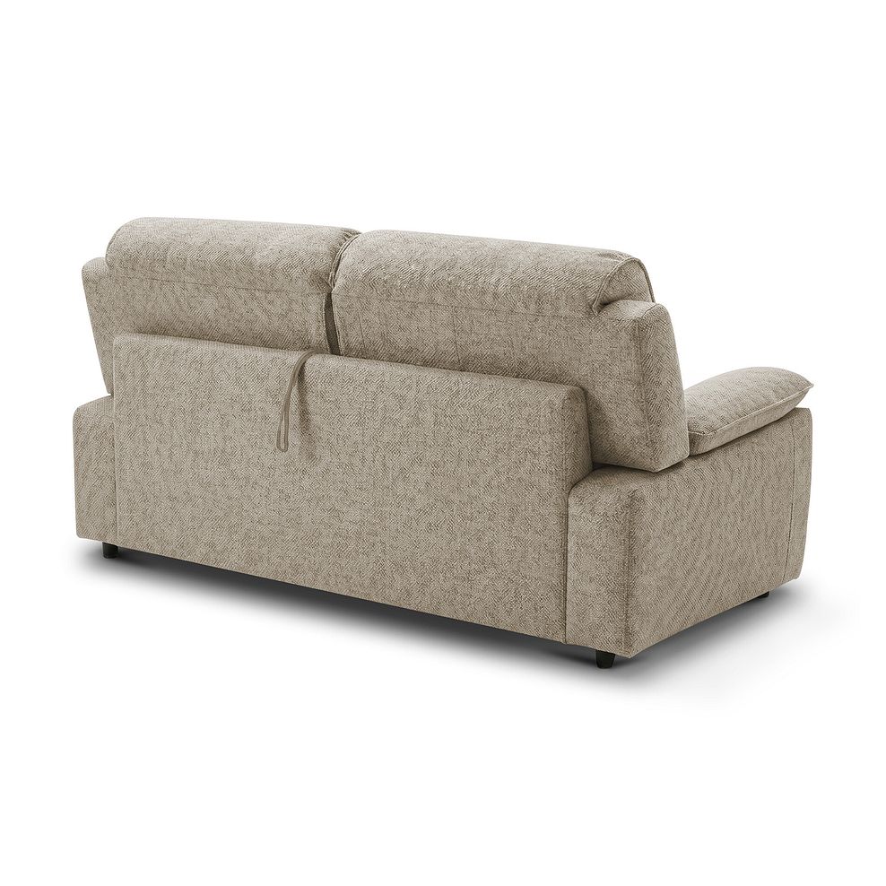Goodwood  3 Seater Sofa Bed in Jetta Beige Fabric 7