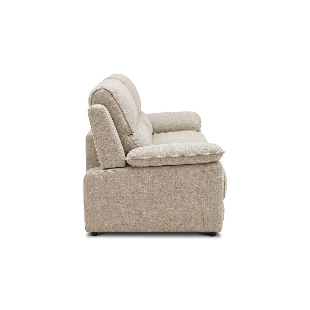 Goodwood  3 Seater Sofa Bed in Jetta Beige Fabric 5
