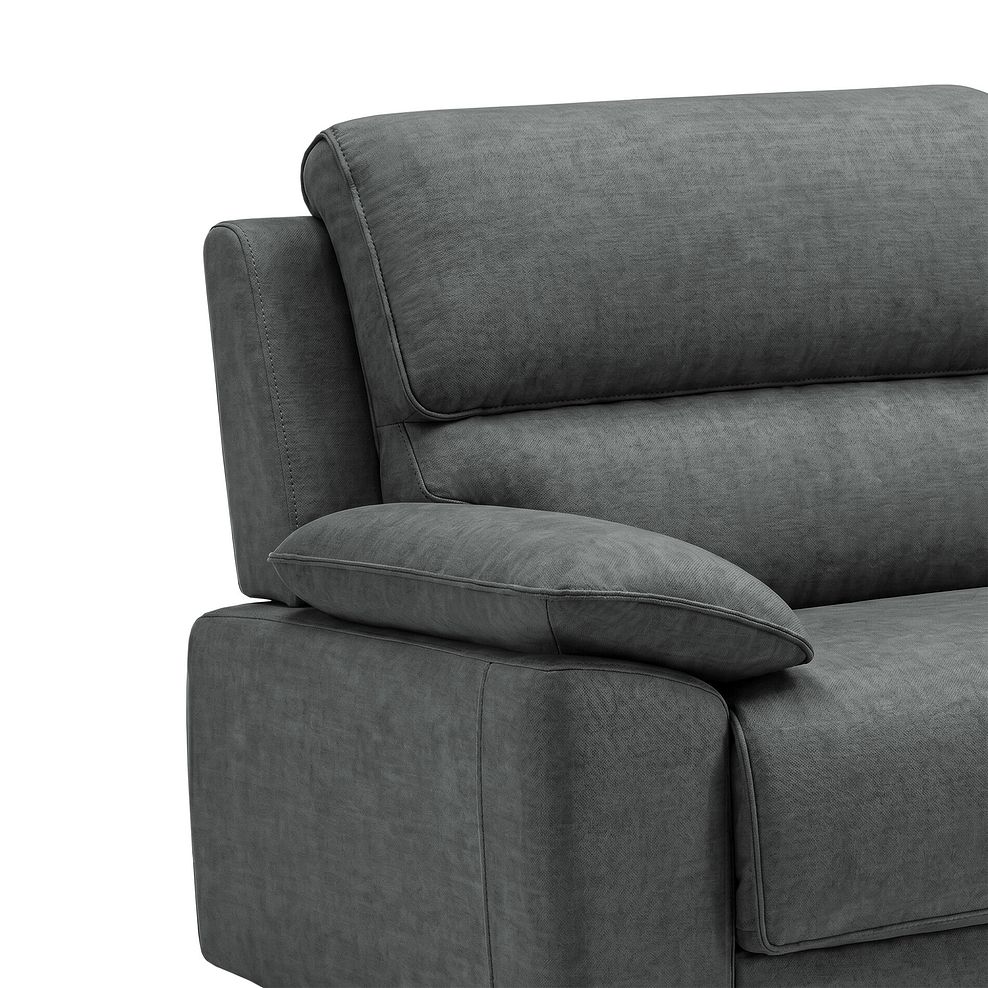 Goodwood  3 Seater Sofa Bed in Miller Grey Fabric 8
