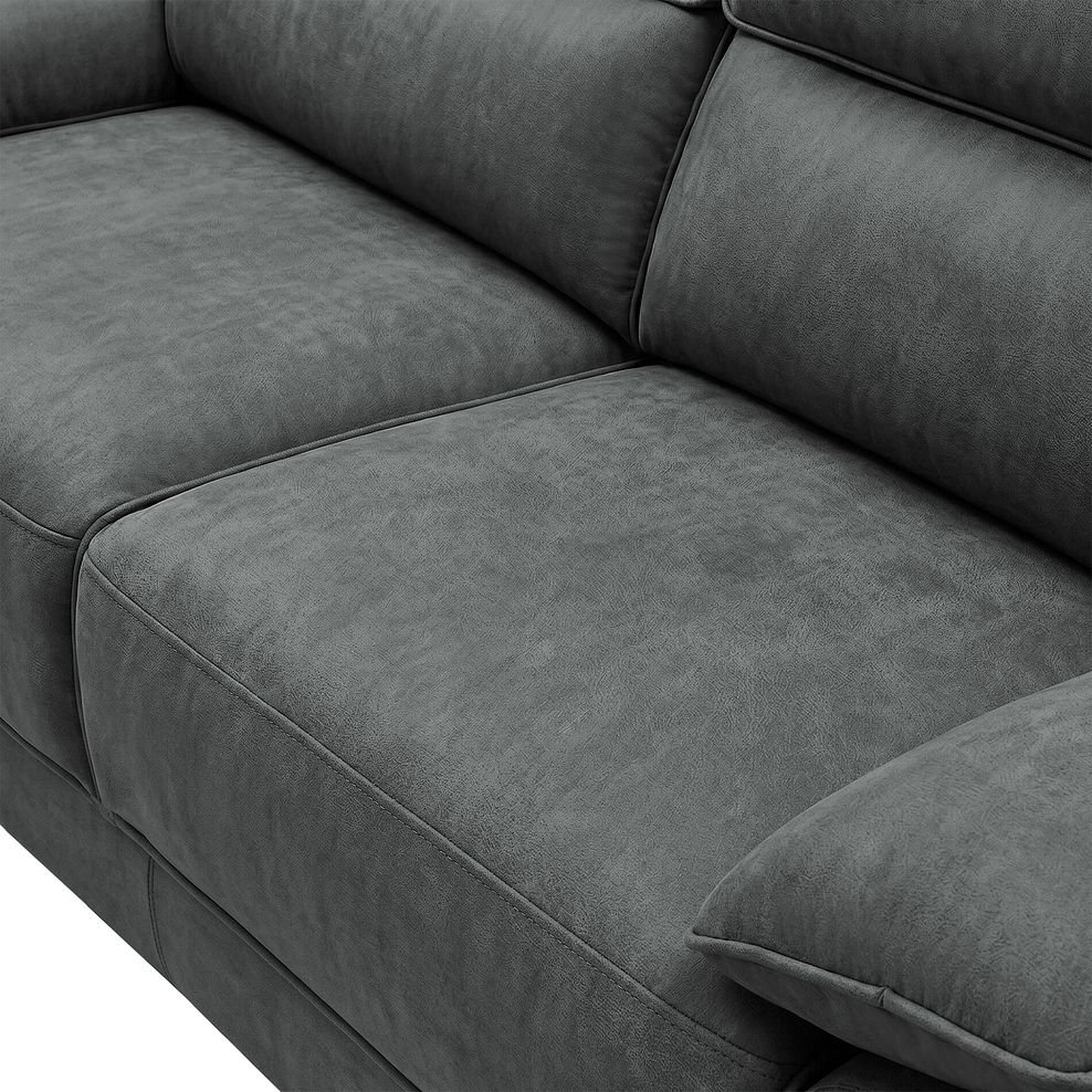 Goodwood  3 Seater Sofa Bed in Miller Grey Fabric 9