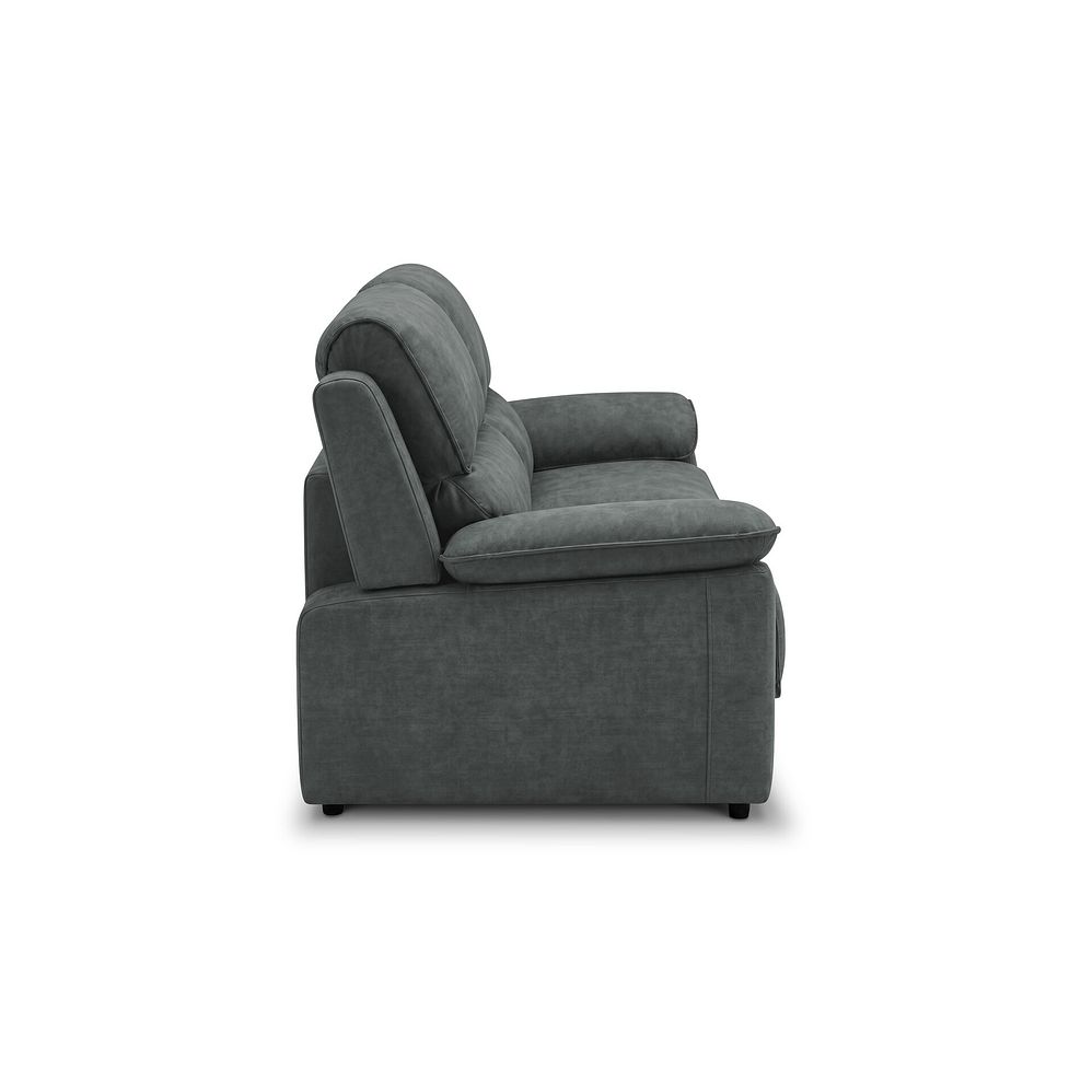 Goodwood  3 Seater Sofa Bed in Miller Grey Fabric 5