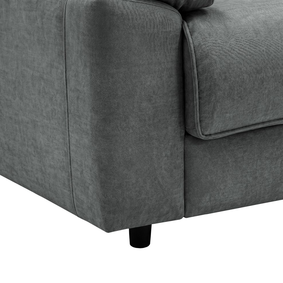Goodwood  3 Seater Sofa Bed in Miller Grey Fabric 11
