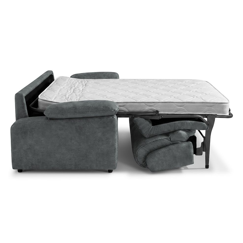 Goodwood  3 Seater Sofa Bed in Miller Grey Fabric 6