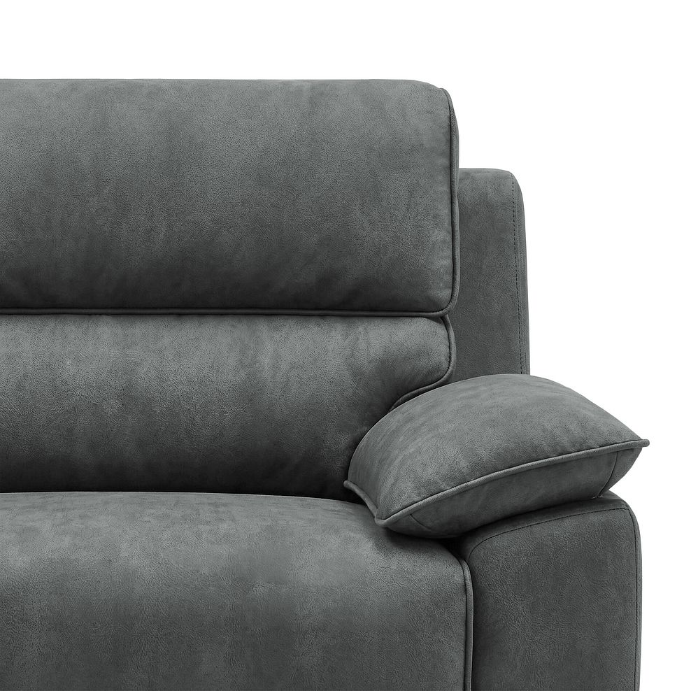 Goodwood  3 Seater Sofa Bed in Miller Grey Fabric 10