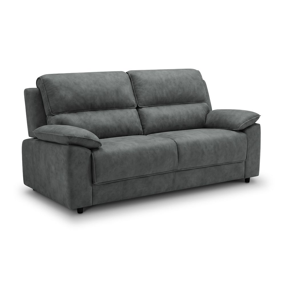 Goodwood  3 Seater Sofa Bed in Miller Grey Fabric 3