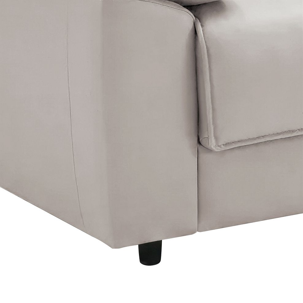 Goodwood 3 Seater Sofa Bed in Off-White Leather 8