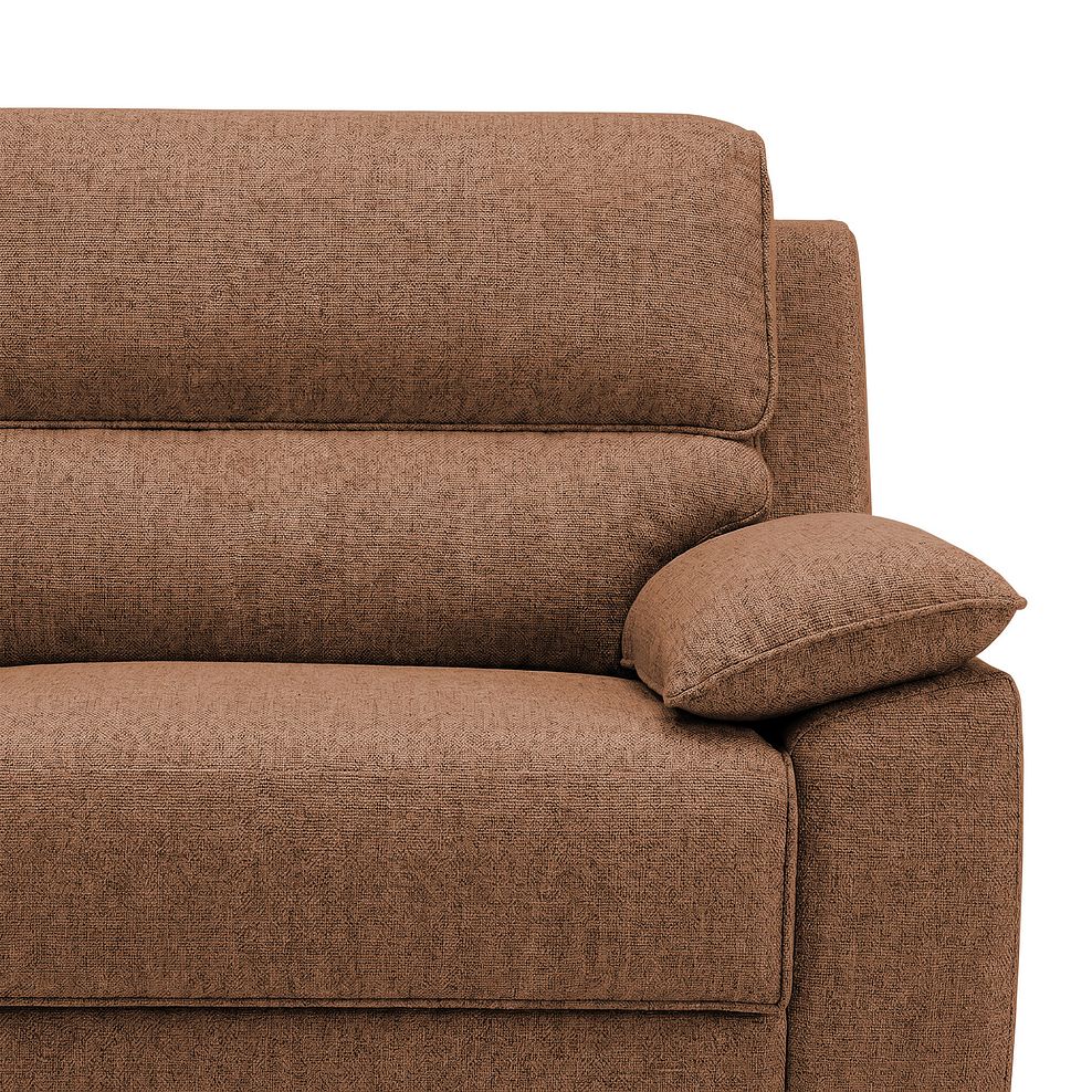Goodwood 3 Seater Sofa Bed in Plush Brown Fabric 9