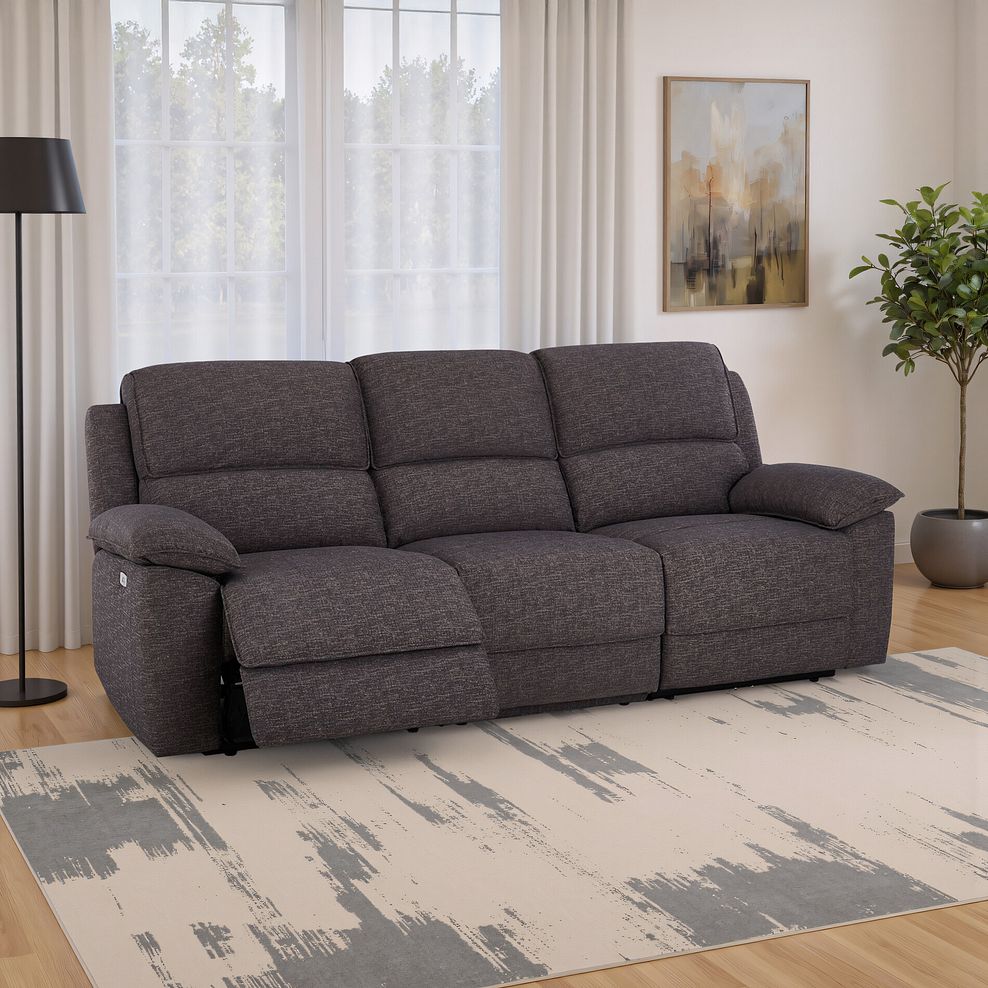 Goodwood Electric Reclining Modular Group 9 in Andaz Charcoal Fabric 1