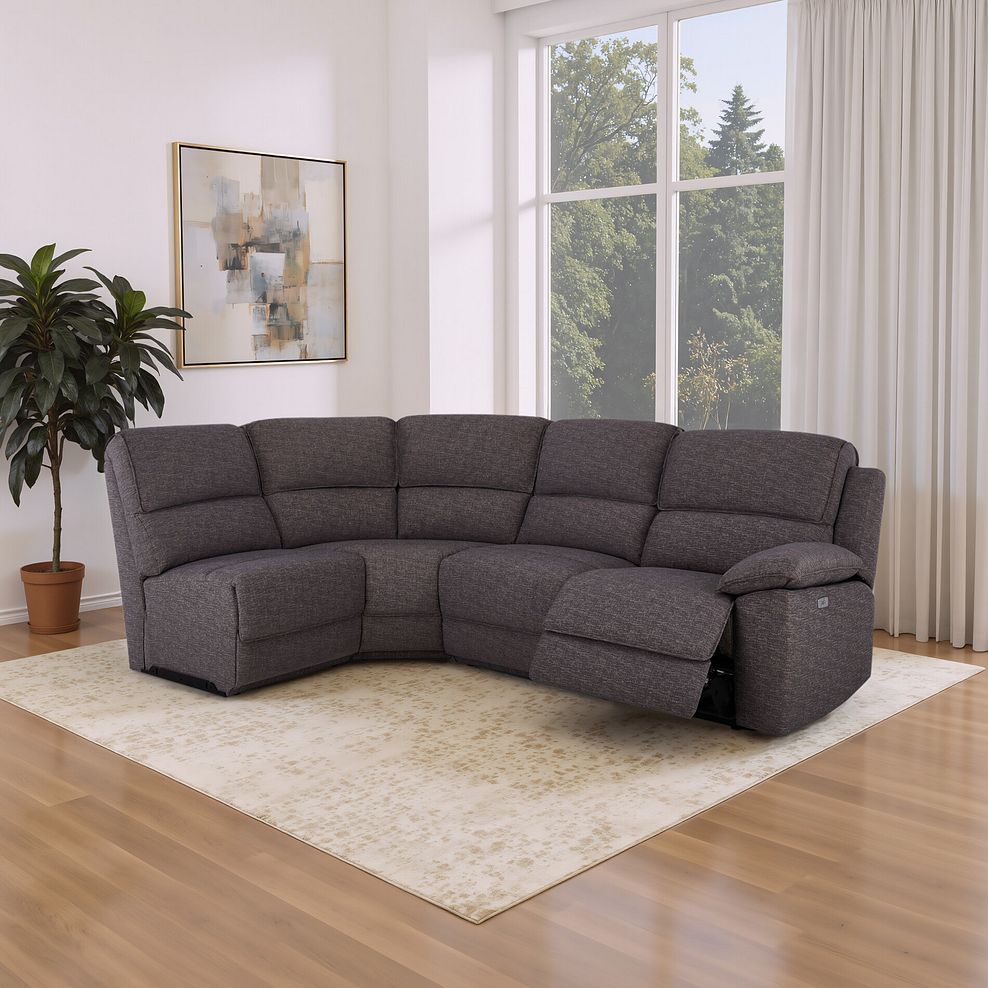 Goodwood Electric Reclining Modular Group 5 - Andaz Charcoal Fabric 1