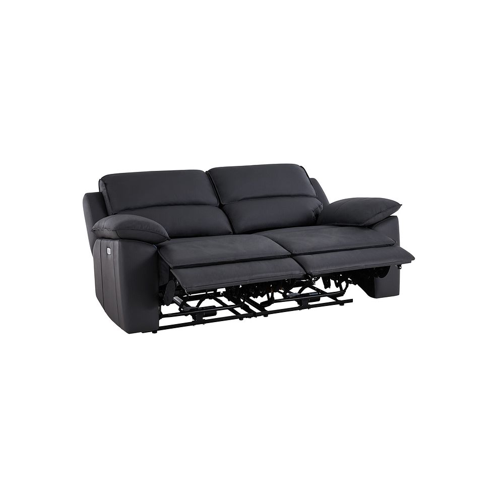 Goodwood Electric Reclining Modular Group 8 in Black Leather 6