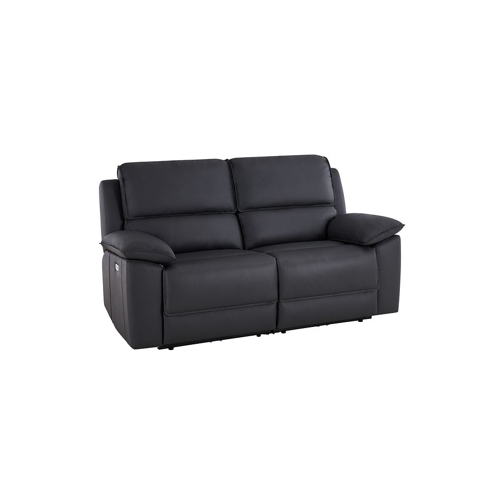 Goodwood Electric Reclining Modular Group 8 in Black Leather Thumbnail 1