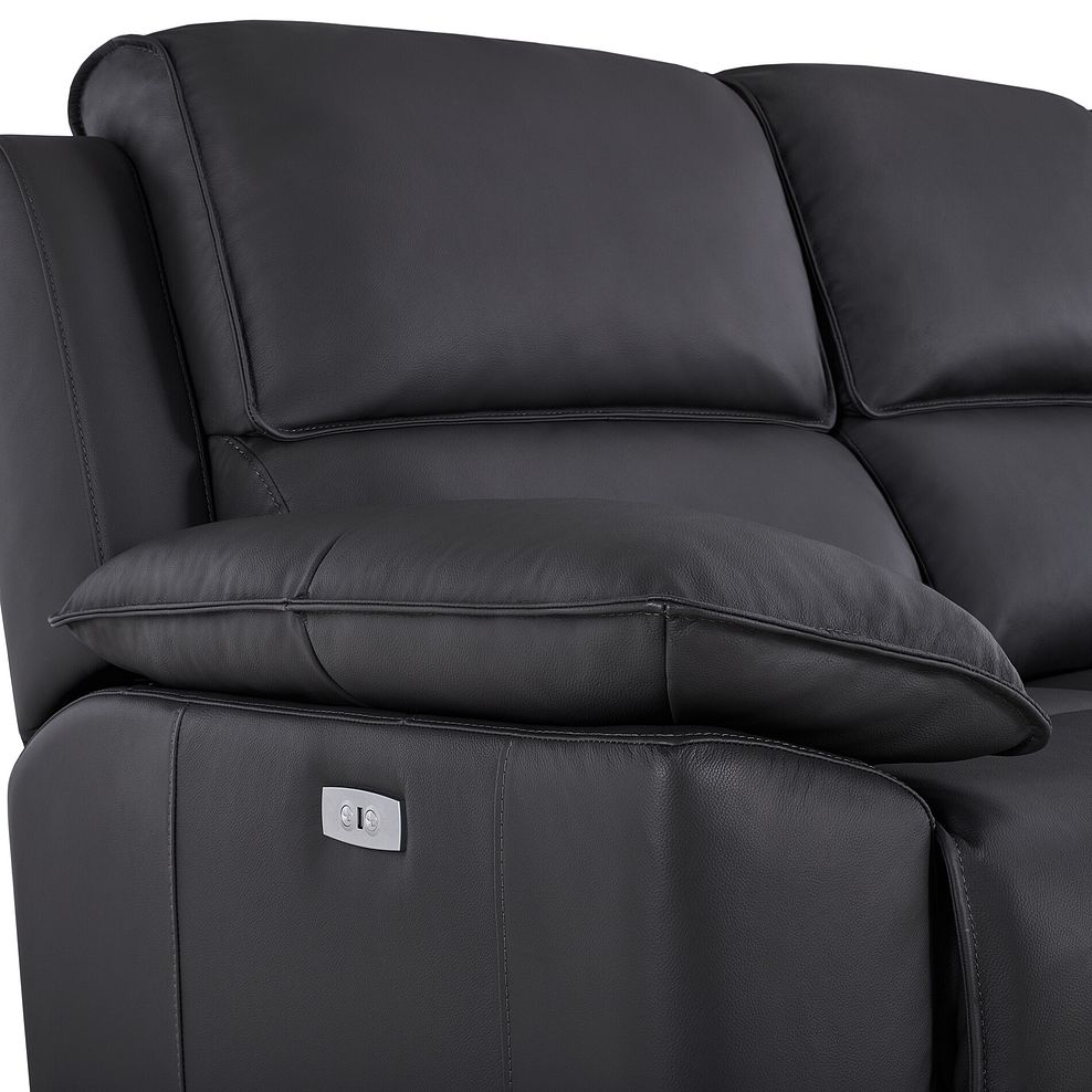 Goodwood Electric Reclining Modular Group 8 in Black Leather 13