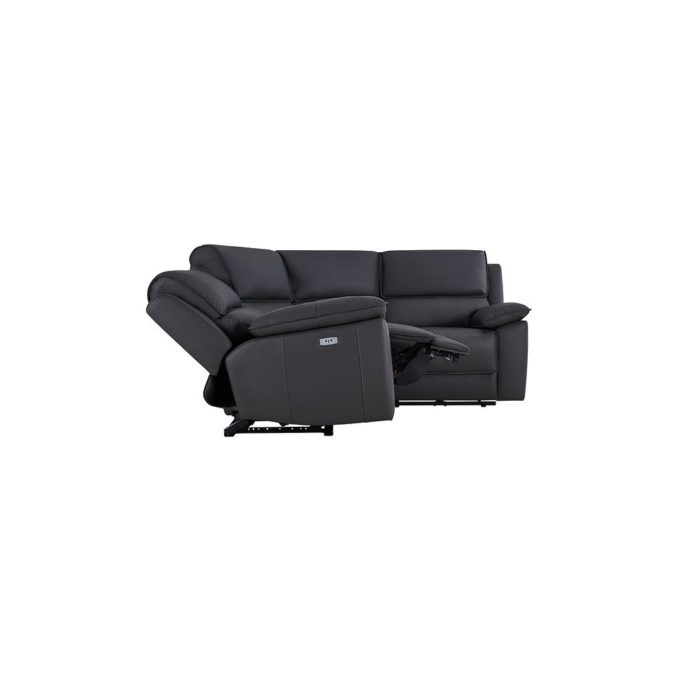 Goodwood Electric Reclining Modular Group 1 in Black Leather 7
