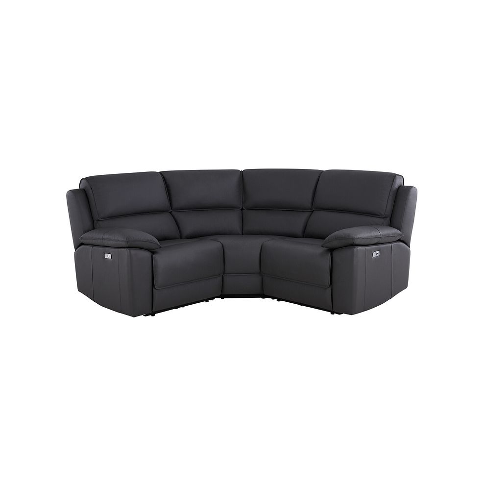 Goodwood Electric Reclining Modular Group 1 in Black Leather 1