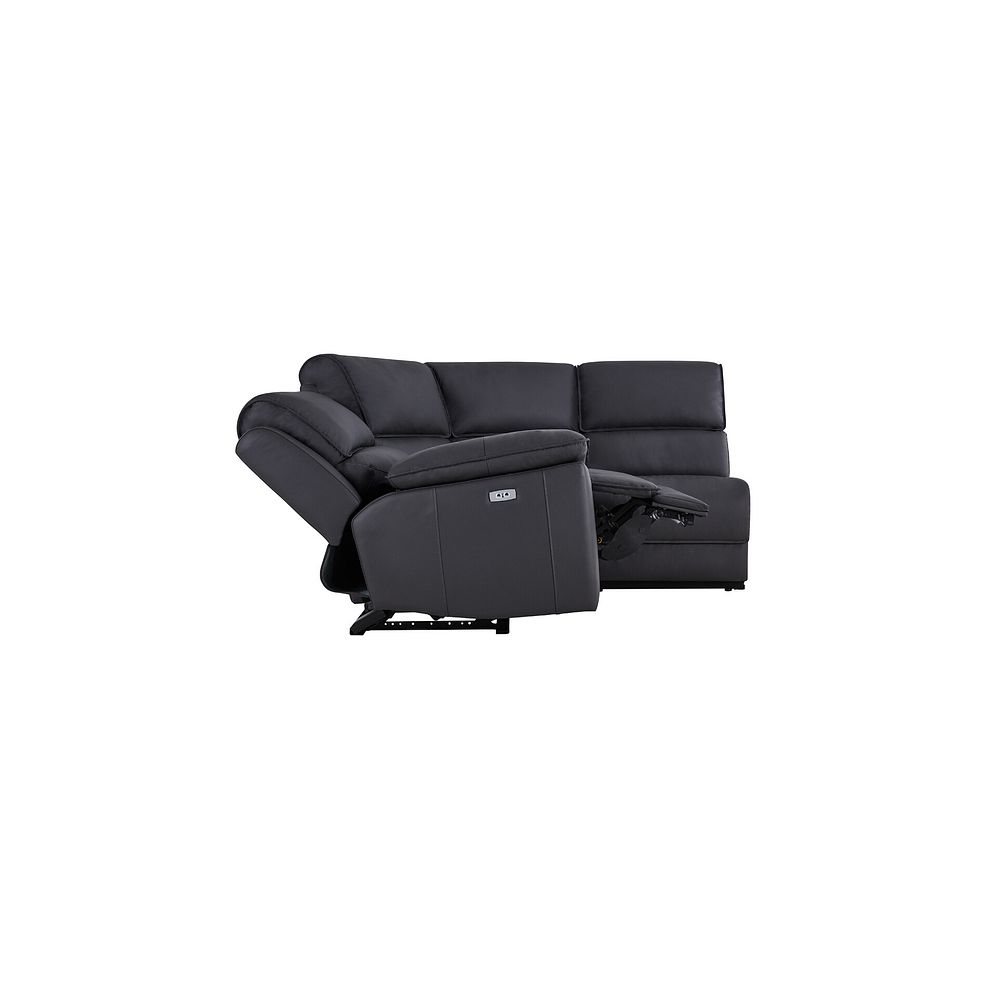 Goodwood Electric Reclining Modular Group 6 in Black Leather 6