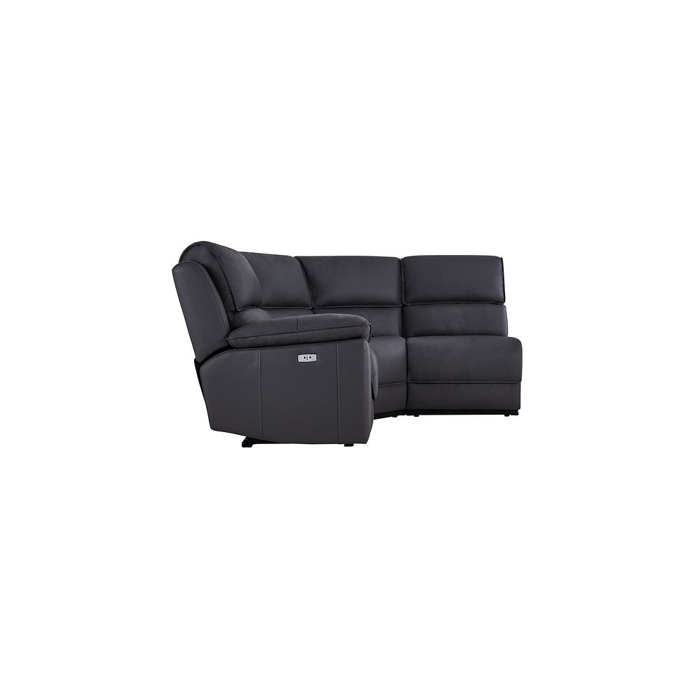 Goodwood Electric Reclining Modular Group 6 in Black Leather 5