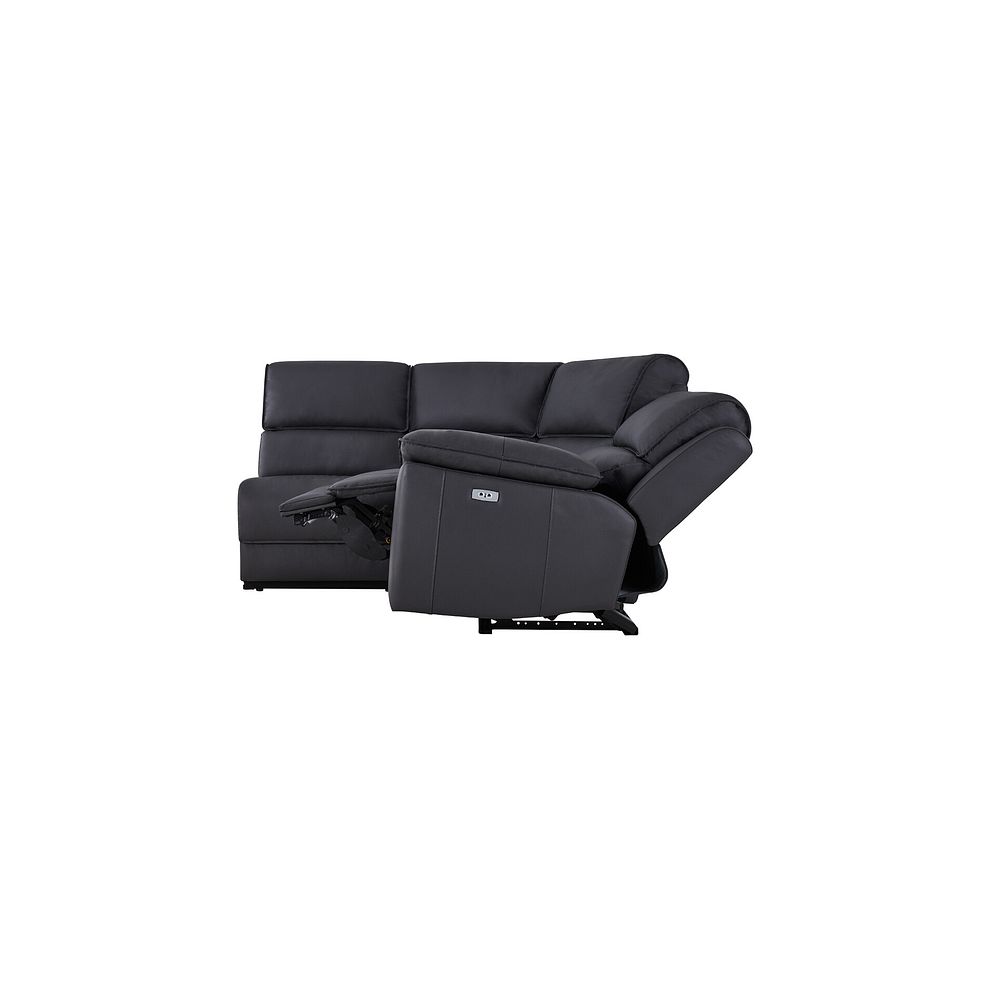 Goodwood Electric Reclining Modular Group 7 in Black Leather 6