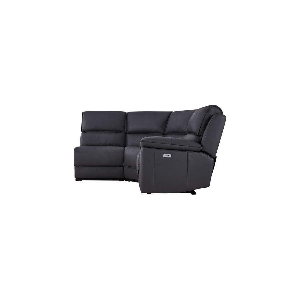 Goodwood Electric Reclining Modular Group 7 in Black Leather 5