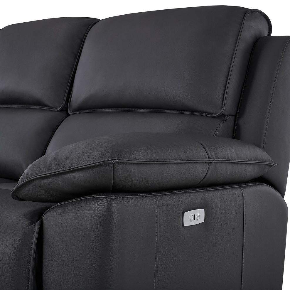 Goodwood Electric Reclining Modular Group 7 in Black Leather 10