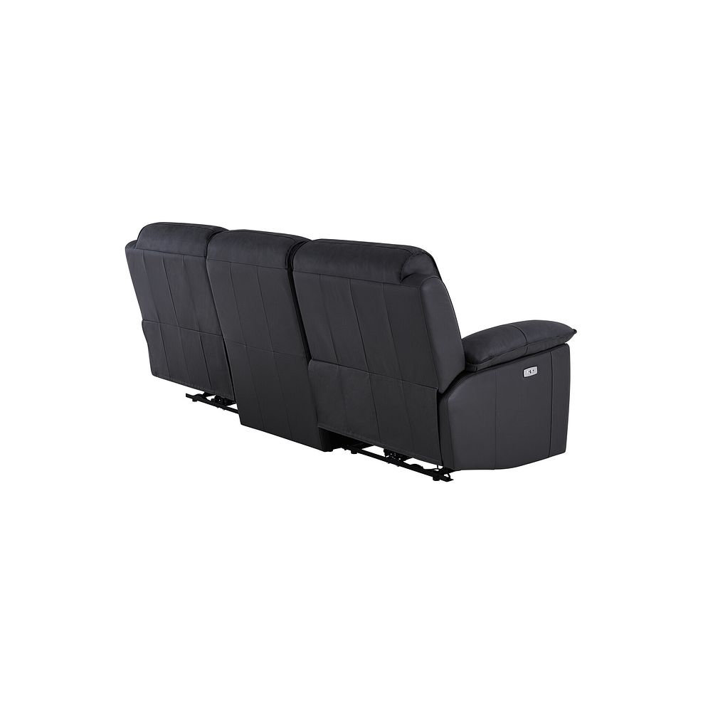 Goodwood Electric Reclining Modular Group 9 in Black Leather 7