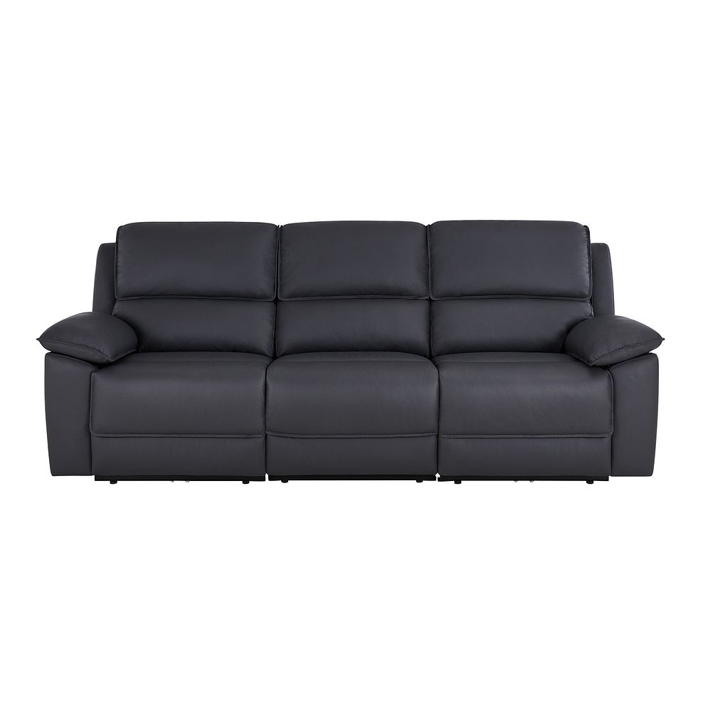 Goodwood Electric Reclining Modular Group 9 in Black Leather 2