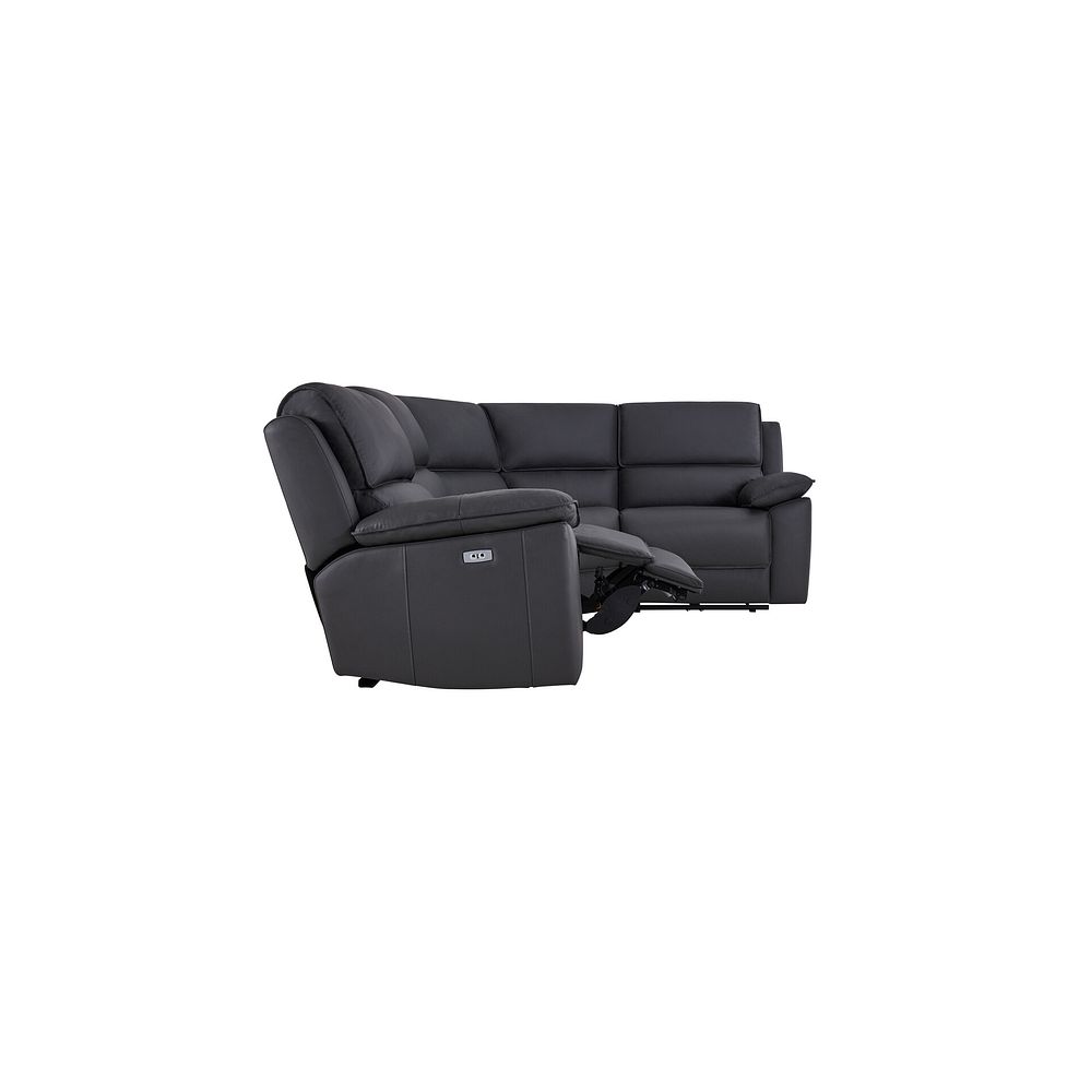 Goodwood Electric Reclining Modular Group 2 in Black Leather 7