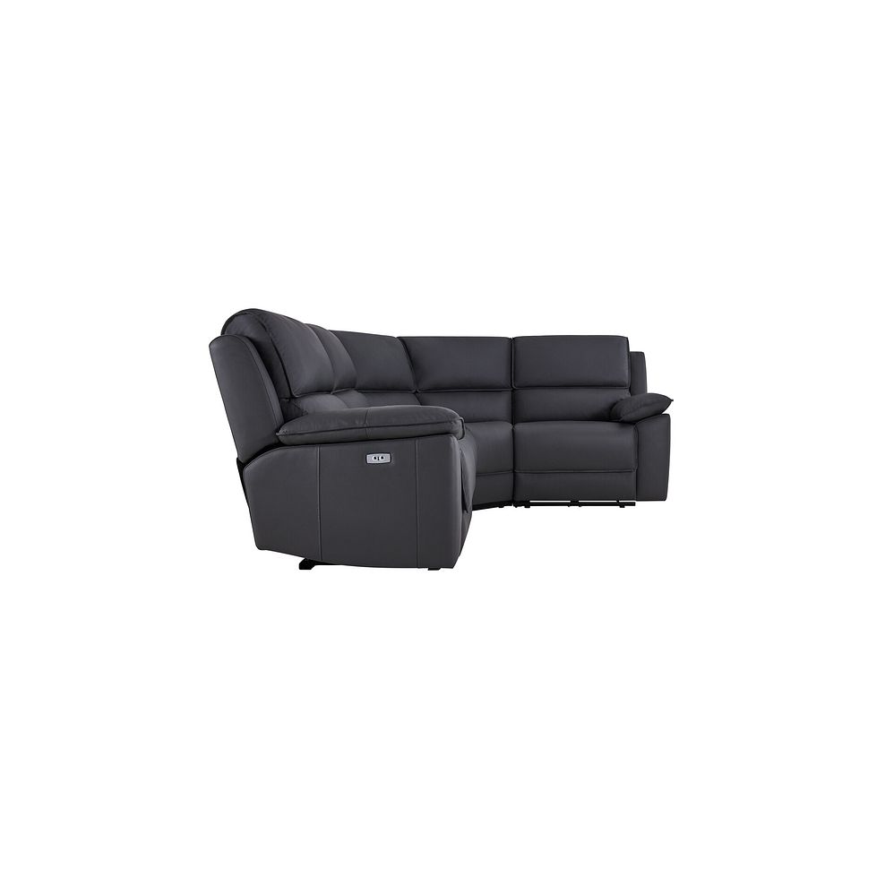 Goodwood Electric Reclining Modular Group 2 in Black Leather 6