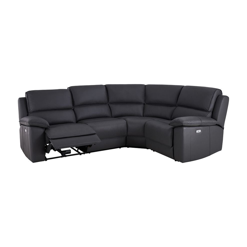 Goodwood Electric Reclining Modular Group 2 in Black Leather 2