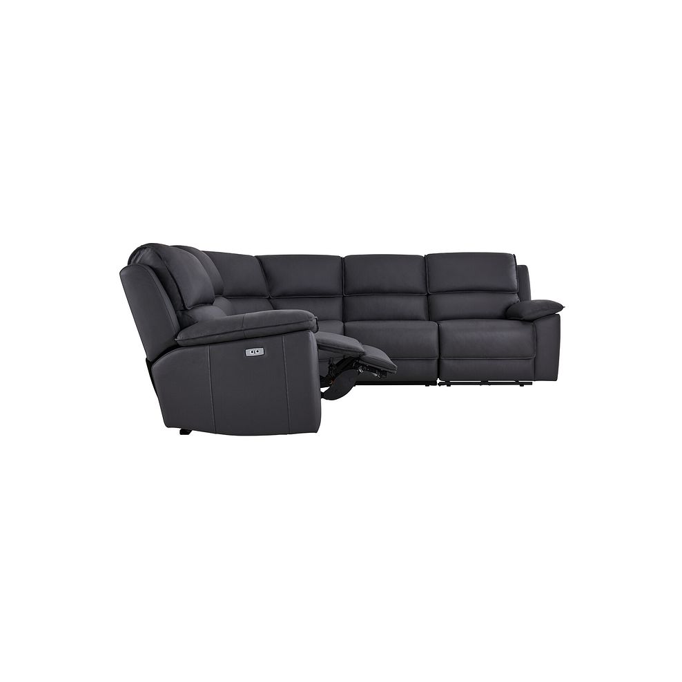 Goodwood Electric Reclining Modular Group 3 in Black Leather 7