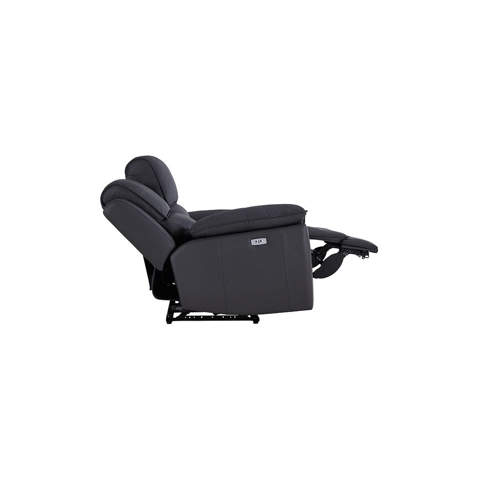 Goodwood Electric Recliner 2 Seater Sofa in Black Leather 9