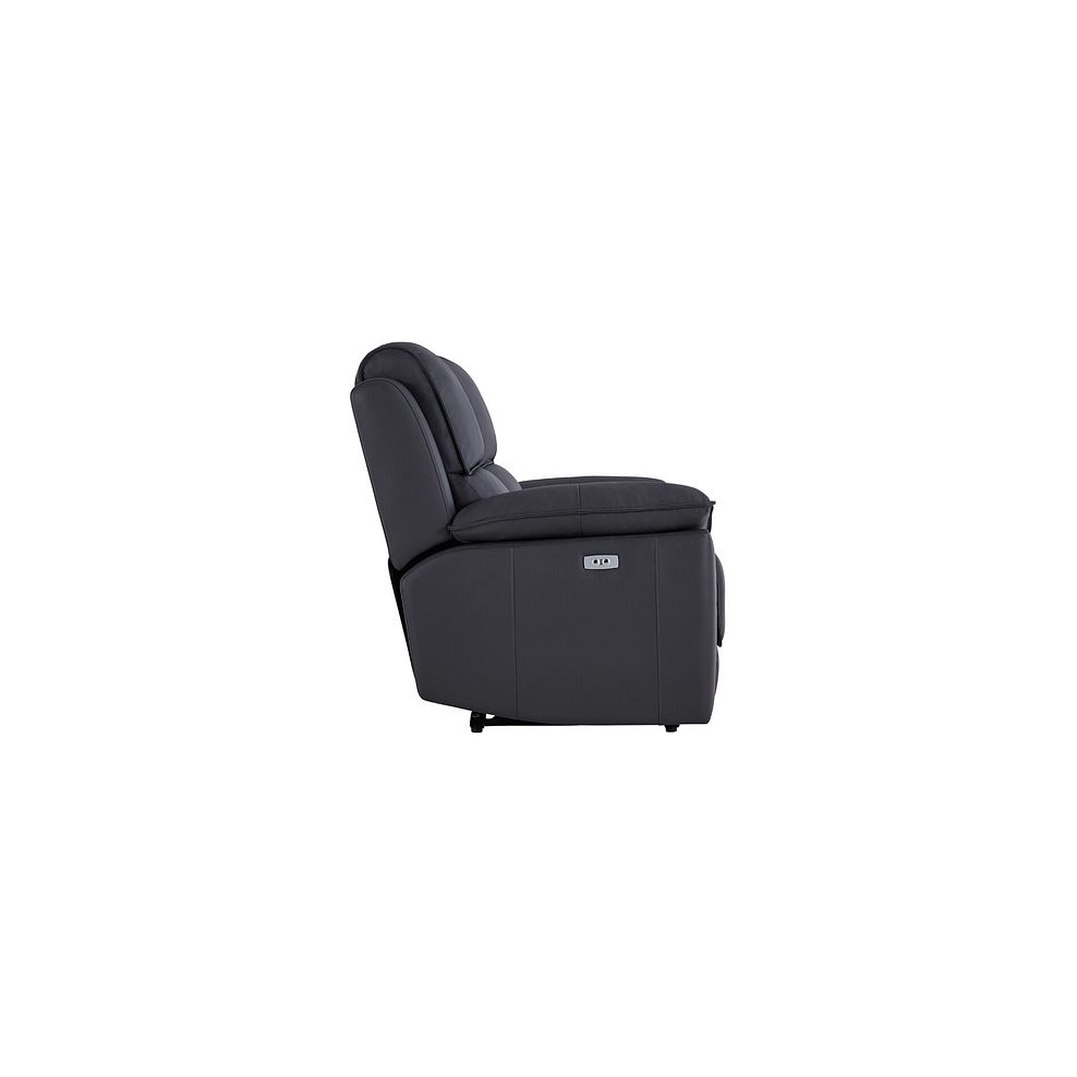 Goodwood Electric Recliner 2 Seater Sofa in Black Leather 8