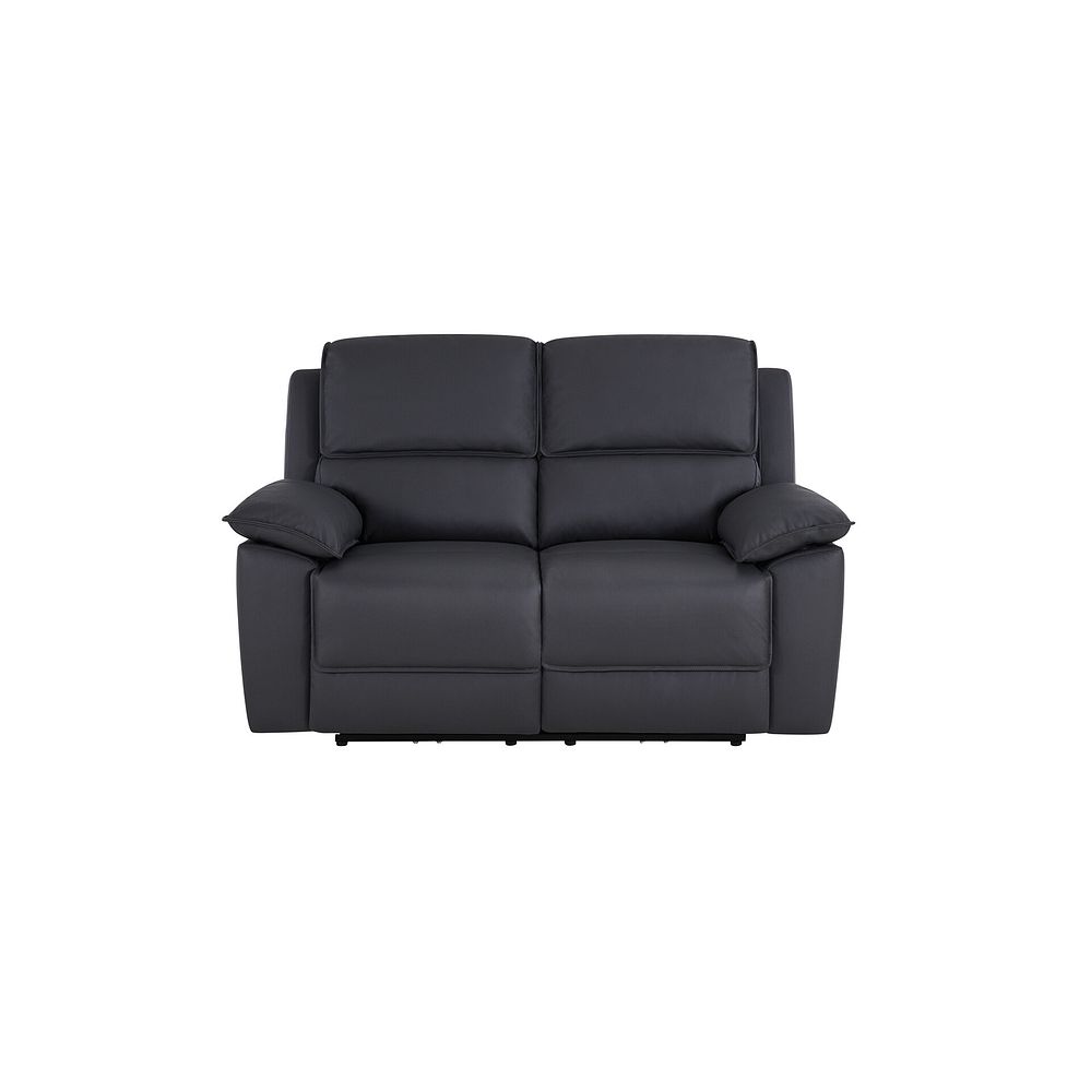 Goodwood Electric Recliner 2 Seater Sofa in Black Leather 2