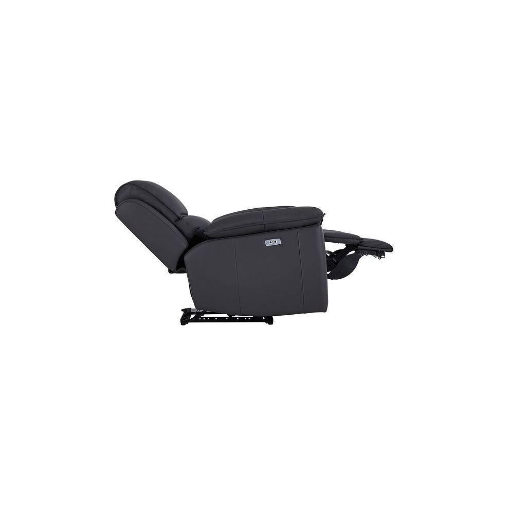 Goodwood Electric Reclining Armchair in Black Leather 7