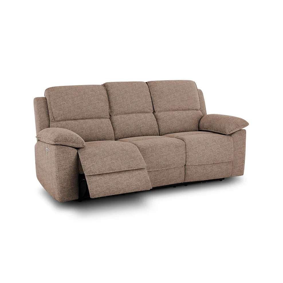 Goodwood Dorset Beige 3 Seater Electric Recliner Sofa 3