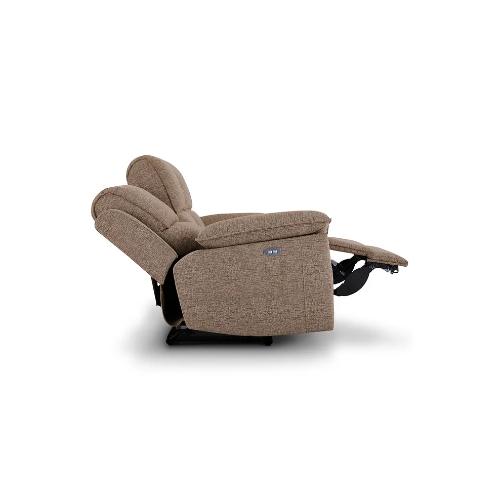 Goodwood Dorset Beige 3 Seater Electric Recliner Sofa 8