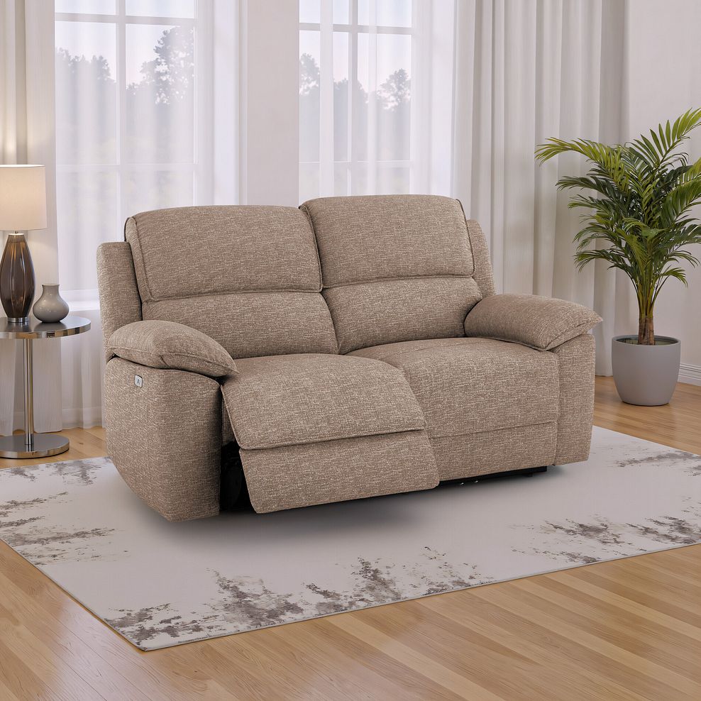 Goodwood Electric Reclining Modular Group 8 in Dorset Beige 1