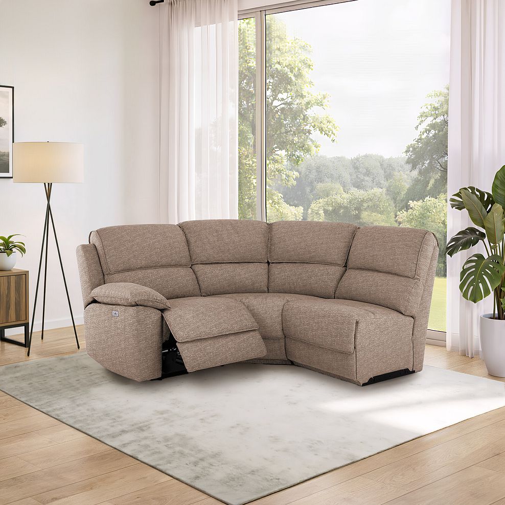 Goodwood Electric Reclining Modular Group 6 in Dorset Beige 1