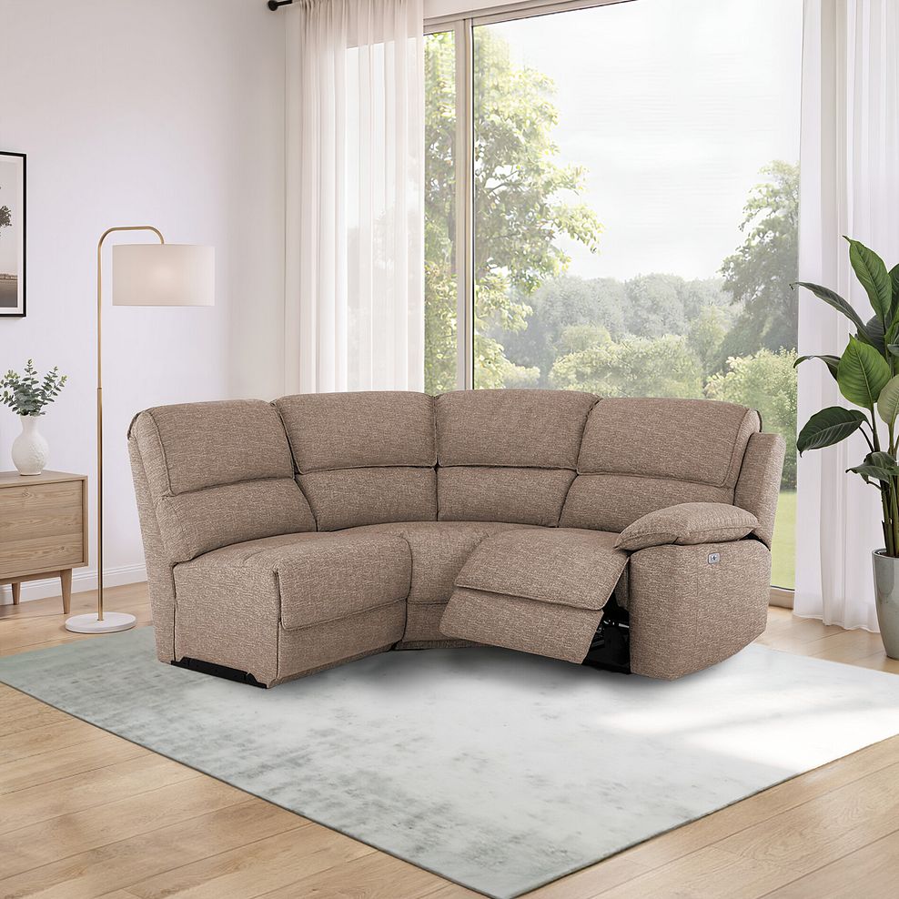 Goodwood Electric Reclining Modular Group 7 in Dorset Beige 1